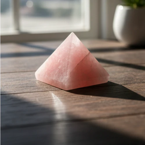 Rose Quartz Pyramid
