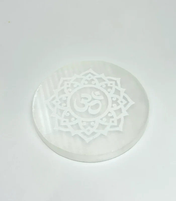 Selenite Plate Round